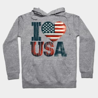 I Love USA Hoodie